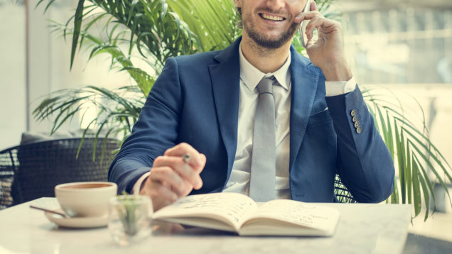 Businessman Working Thinking Business Concept