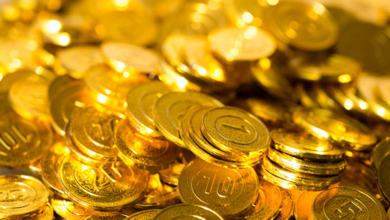 Gold coins